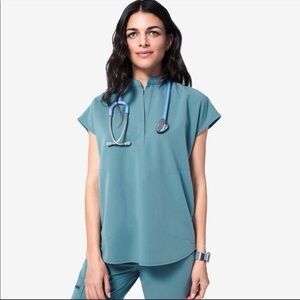 Figs Rafaela Scrub Top Hydrogreen XS